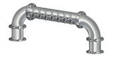 8 TAP BRUSHED SS 6" Dia. GOLDEN GATE "U" TOWER GLYCOL COOLED