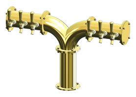 6 TAP(3"OC)CANDY GOLD ALBATROSS "Y" CH-MX CLD