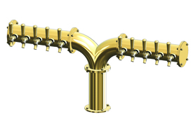 10 TAP(3"OC)CANDY GOLD ALBATROSS "Y" CH-MX CLD