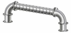 12 TAP BRUSHED SS 6" Dia. GOLDEN GATE "U" TOWER CLD