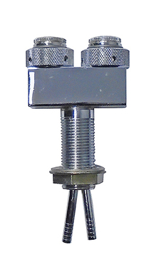 2" CHR DUAL SHANK - 3/16" BARBS